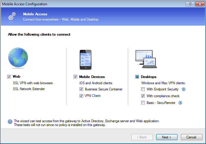 check point mobile access portal