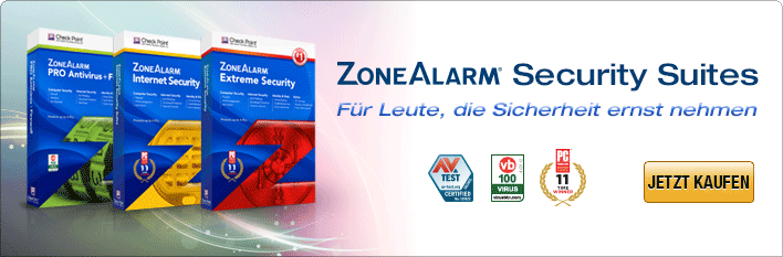 ... Firewall ZoneAlarm® PRO Antivirus + Firewall Alle Produkte