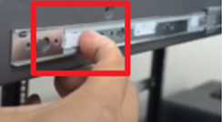 Smart-1 700-M inserting the appliance into the rack