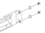 Rear end bracket screws and washer placement