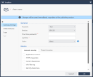 Gateway Configuration Template window
