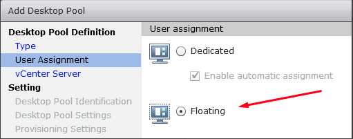 User Assignment - Floating