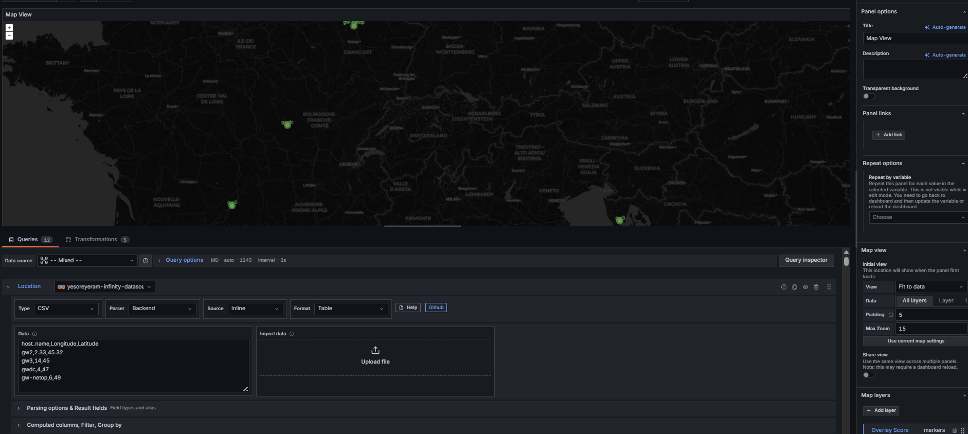 Update the Locations of Security Gateways