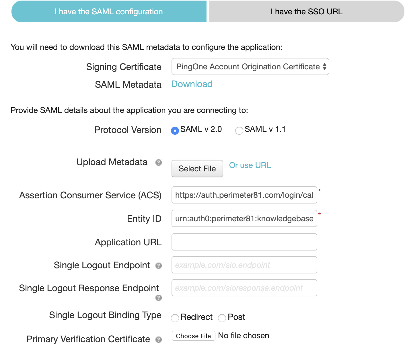 PingOne for Enterprise