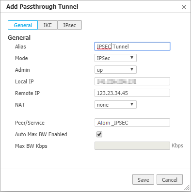 Configuring the Passthrough Tunnels for Silver Peak and Check Point