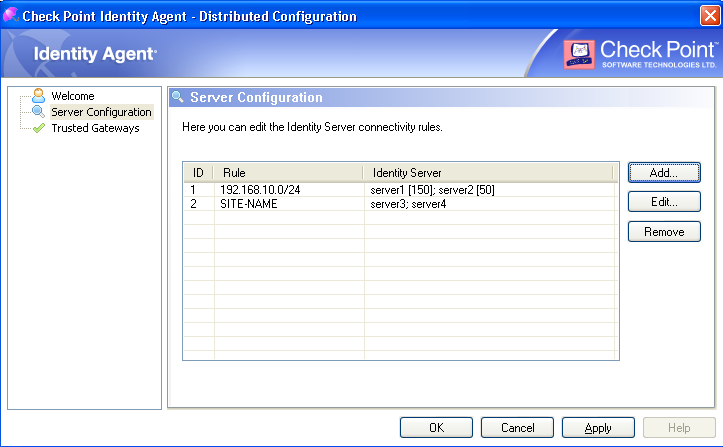 Distributed Configuration