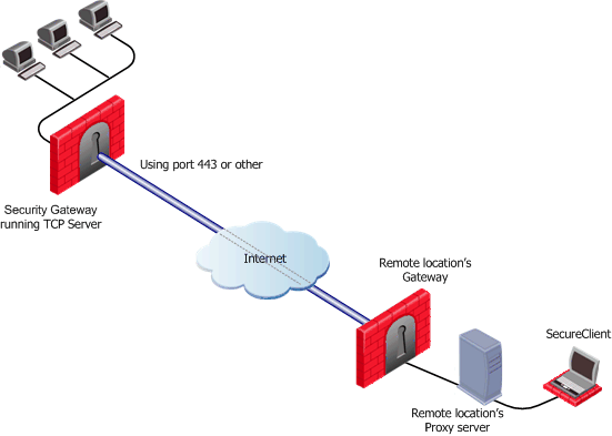 Visitor Mode with a Proxy Server