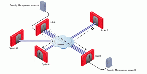checkpoint route based vpn