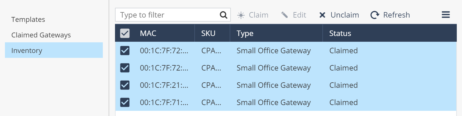 ZT_inventory_UNCLAIM_4_SMALL_GATEWAYS