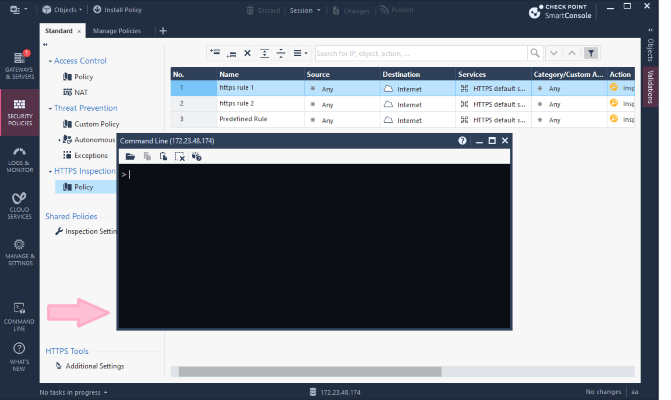 Check Point - Management API reference