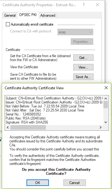 How to generate and install a 3rd party IPSec Certificate