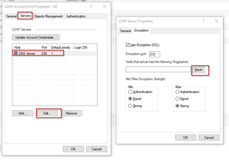 Login To Remote Access Vpn Returns Wrong Username Or Password Despite Ad Credentials Being Correct