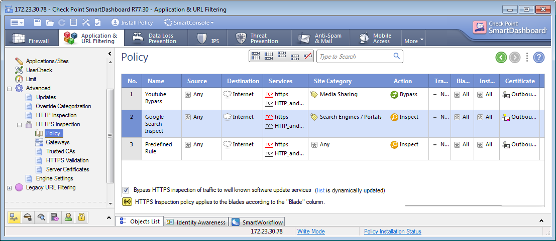 smartdashboard r77.30