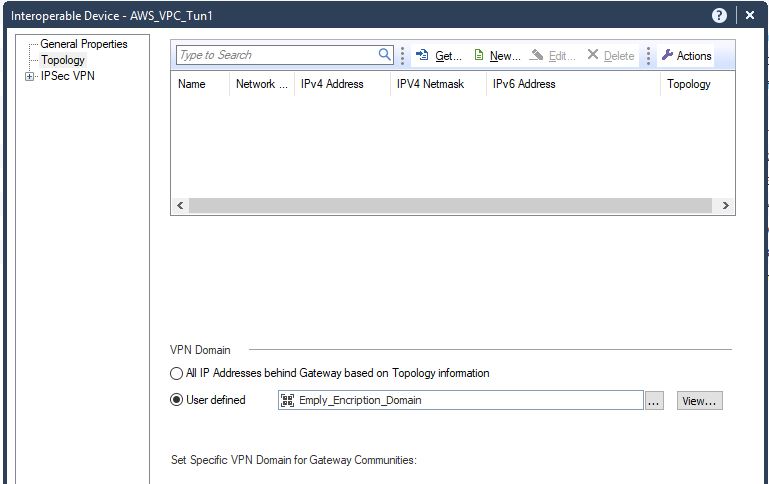 check point vpn configuration