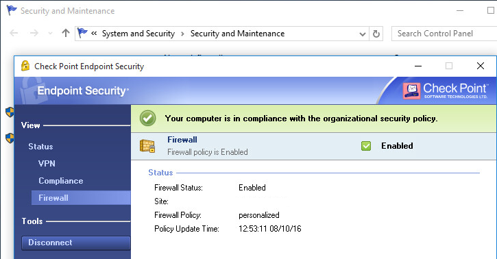 checkpoint vpn endpoint security