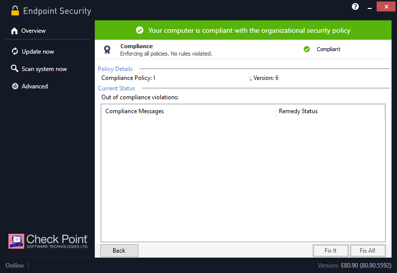 check point vpn endpoint security