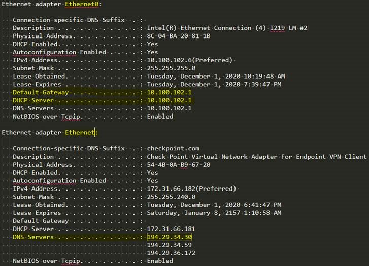 checkpoint vpn e84