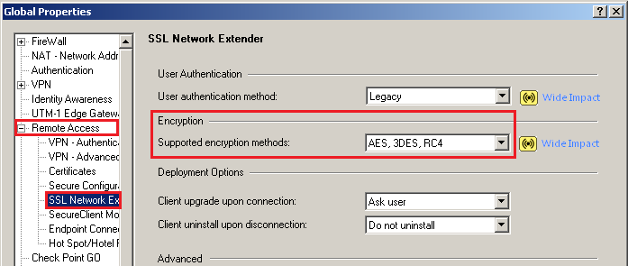 checkpoint snx client