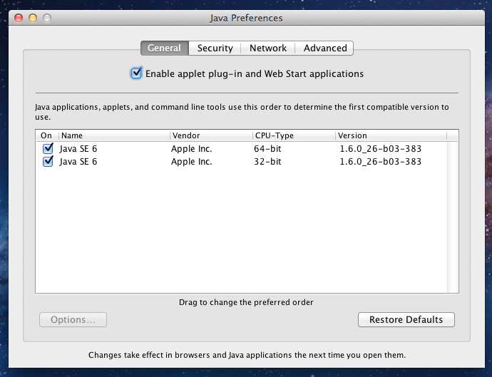 java se 6 runtime mac security