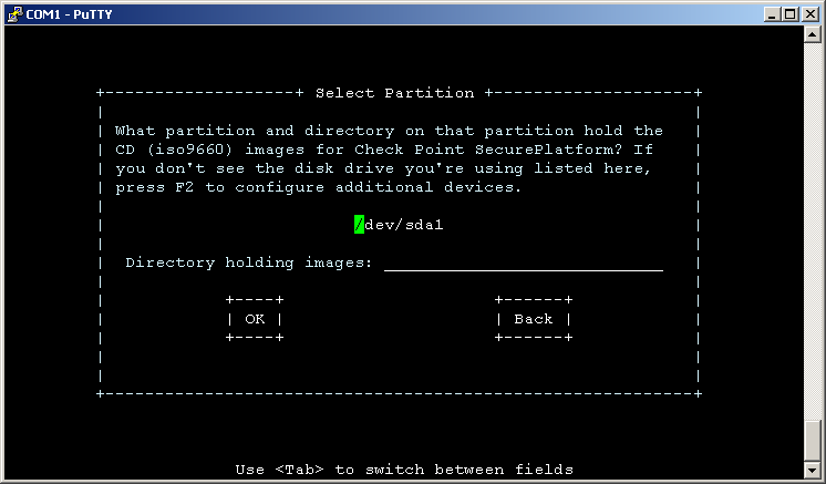 Partition select