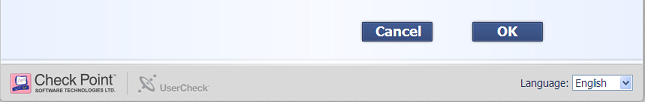 Original UserCheck Footer
