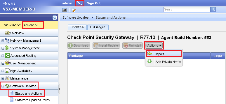 Checkpoint Integrity Support