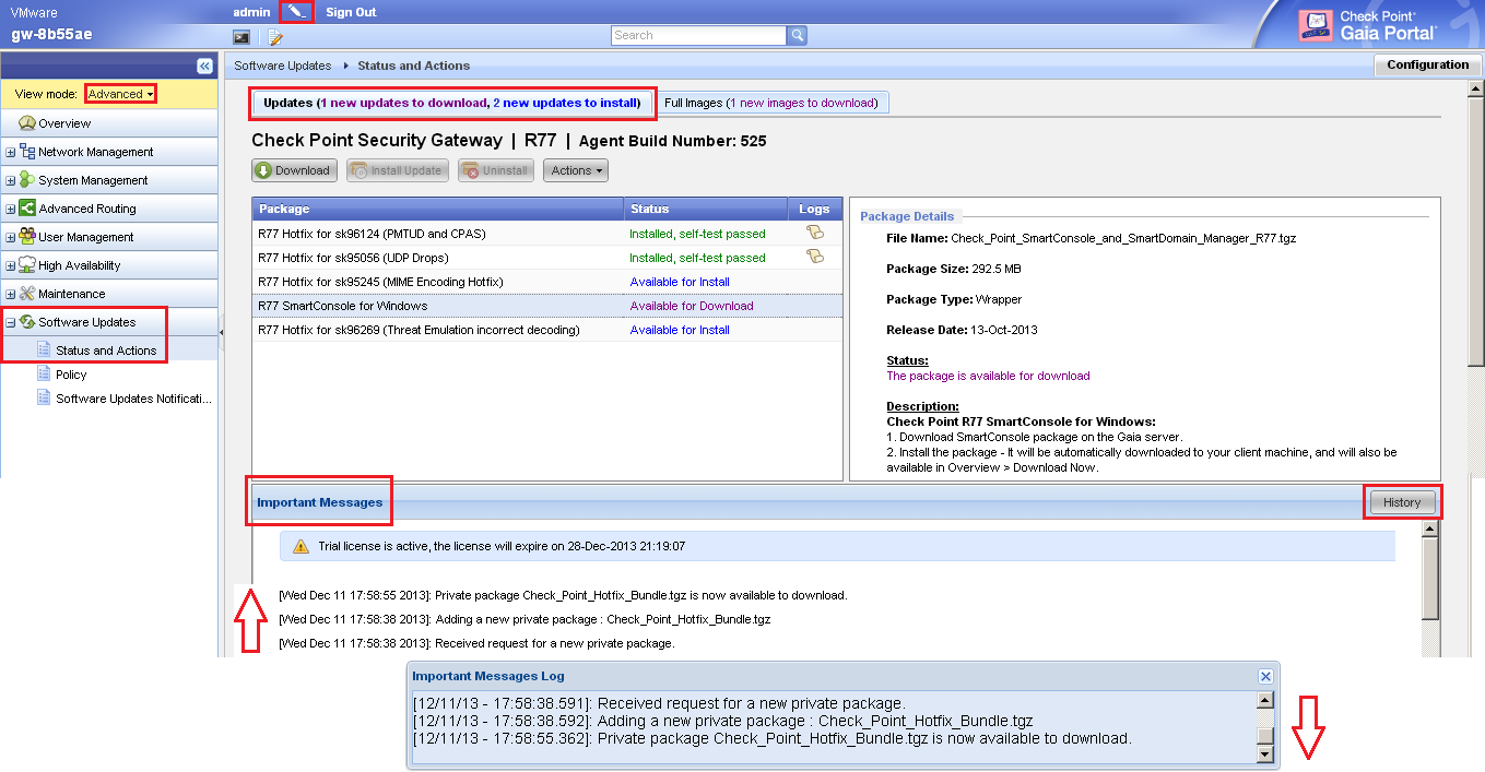 smartdashboard r76