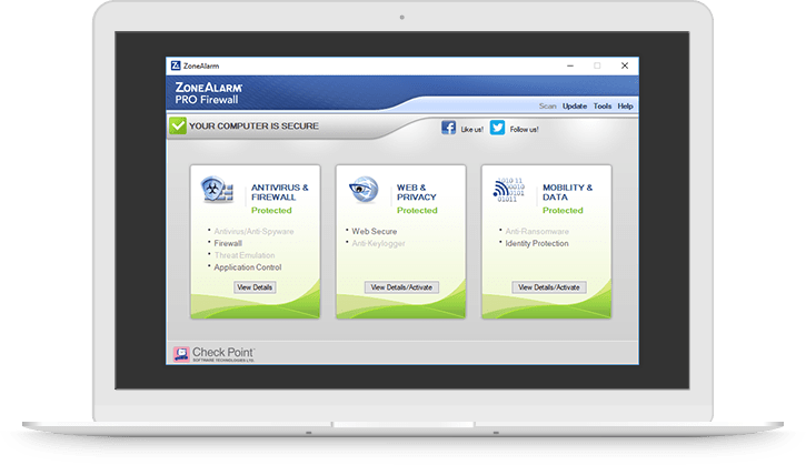 zonealarm free antivirus + firewall for mac