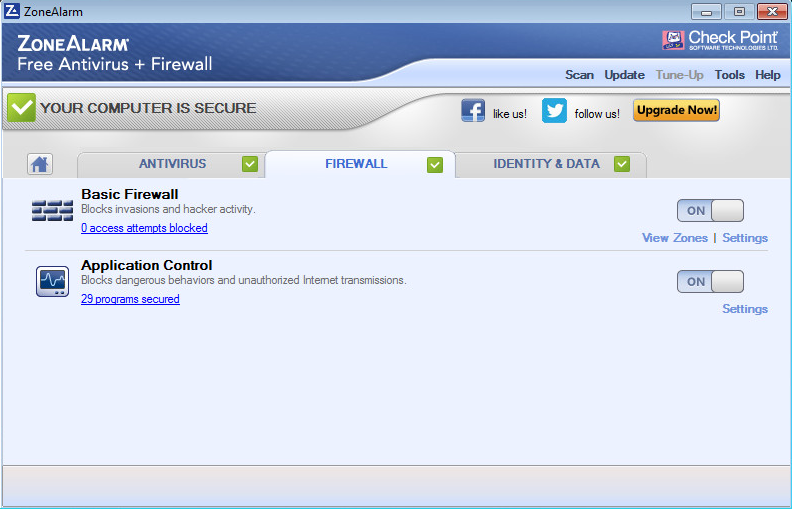 The Automatic Check for updates is not working ZoneAlarm Support Center