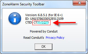 what is zonealarm security toolbar